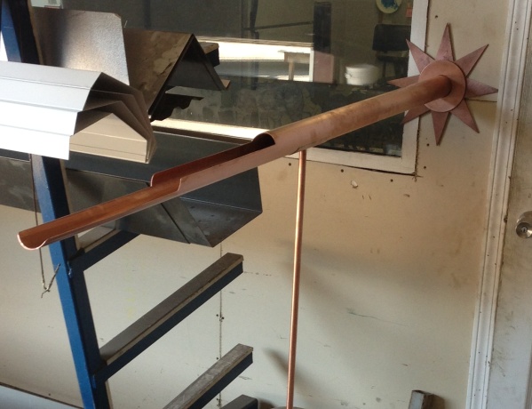 Copper Water Spout